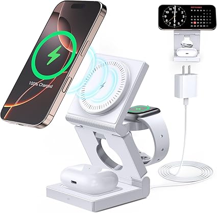 3 in 1 Wireless Charging Station for Apple Multple Devices