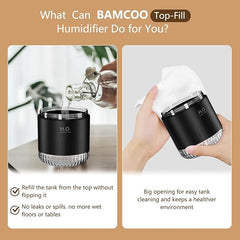 Small Humidifiers for Bedroom 350ml